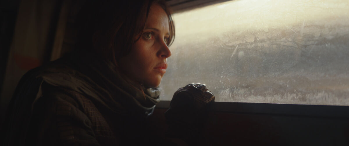 Rogue One: A Star Wars Story Jyn Erso (Felicity Jones) Photo credit: Lucasfilm/ILM &Acirc;&copy;2016 Lucasfilm Ltd. All Rights Reserved.