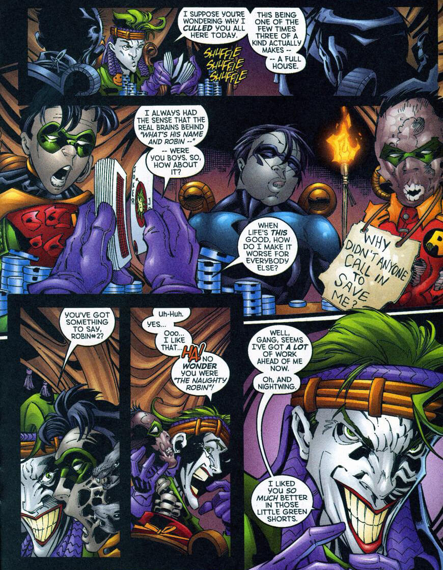 Dead Robins Dick Grayson Jason Todd Tim Drake Batman Emperor Joker
