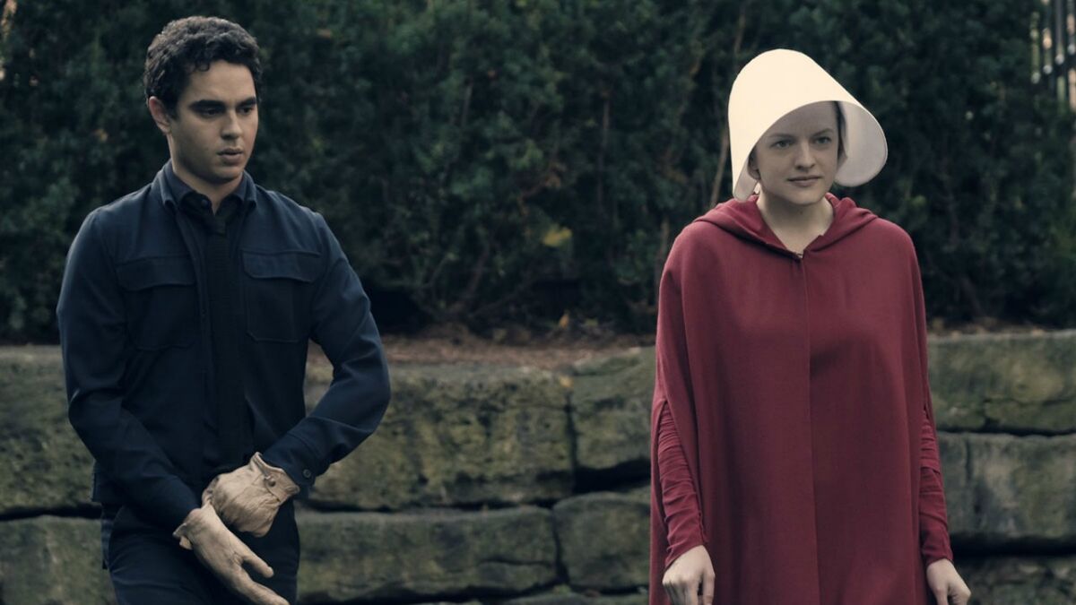 Nick and Offred in The Handmaid's Tale