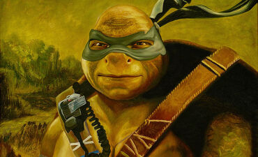 Leonardo Gets Mona Lisa'ed in 'Ninja Turtles' Art (Exclusive)