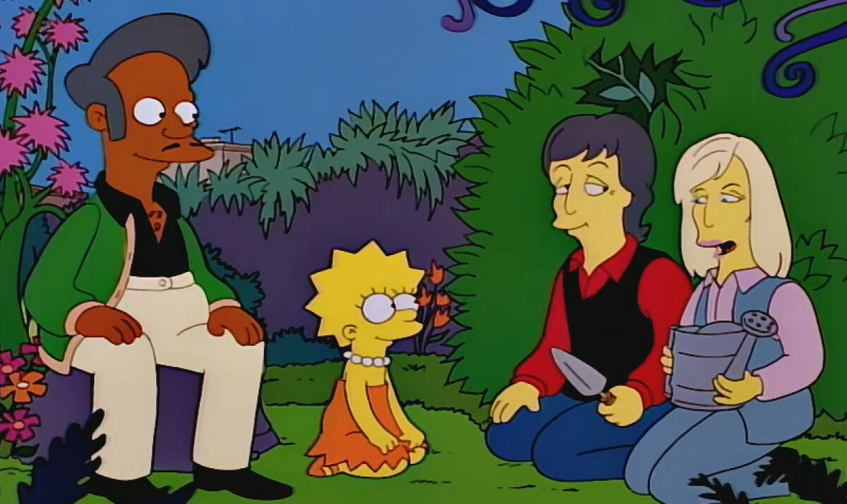 lisa simpson apu paul mccartney