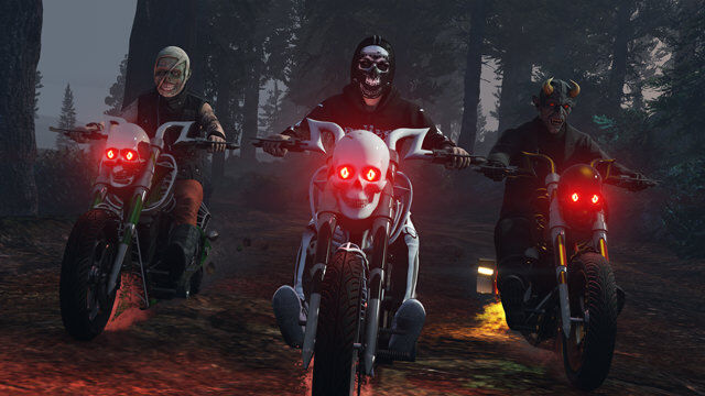 GTA Online Halloween event LCC Sanctus Motorcycle