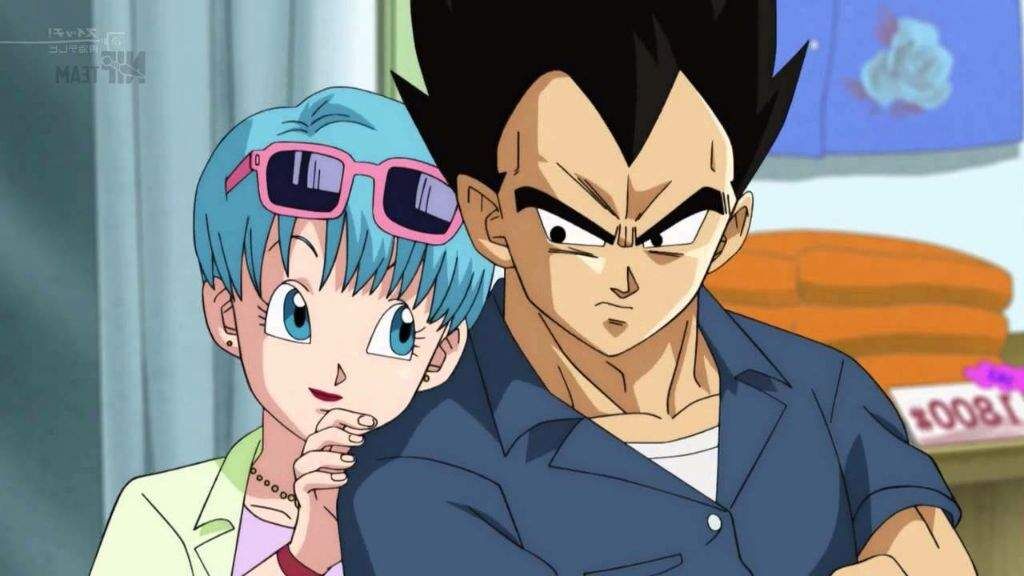 Bulma Briefs and Vegeta Dragon Ball