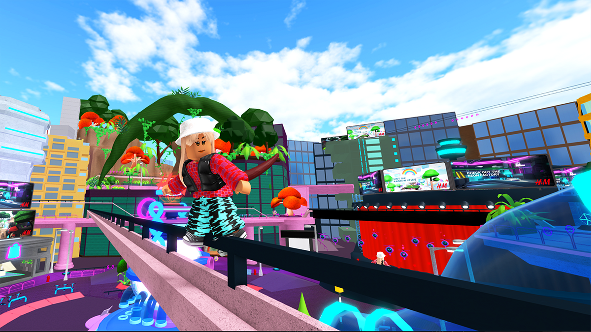 H&M's virtual Roblox Loooptopia game promotes fashion circularity