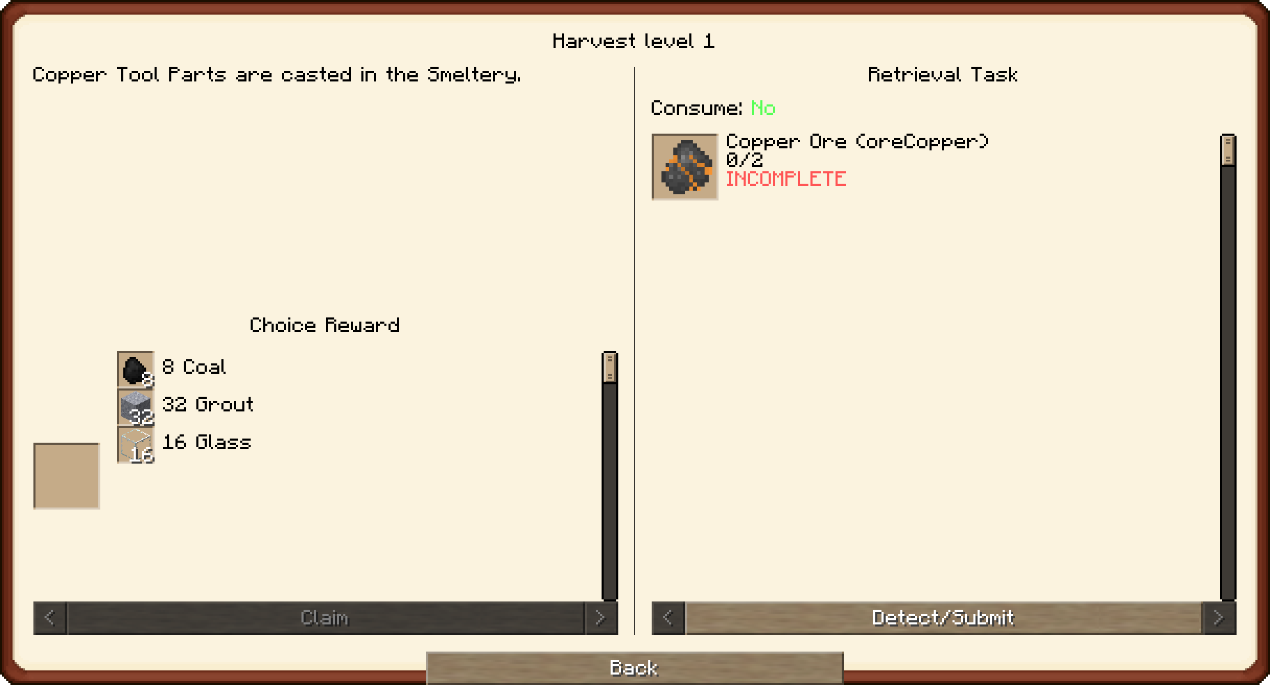 Harvest level 1 Enigmatica 2 Expert Wiki Fandom