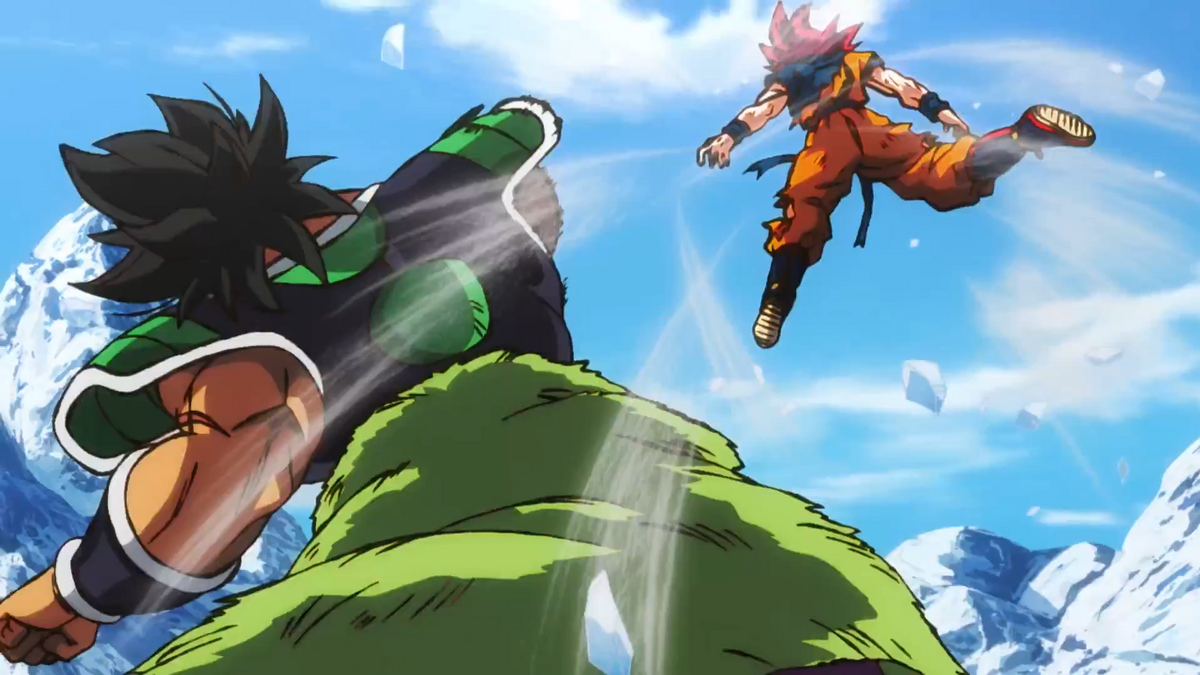 Broly wrecks SS God Goku, Dragon Ball Super: Broly