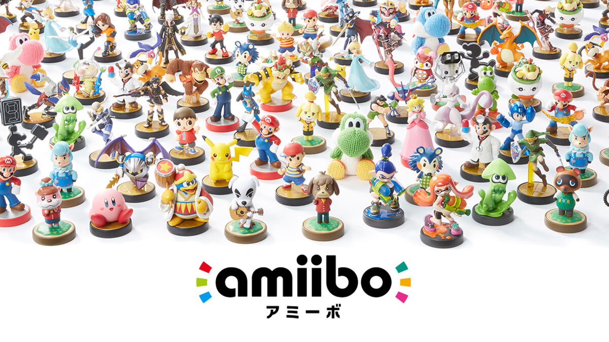 A large collection of Amiibo