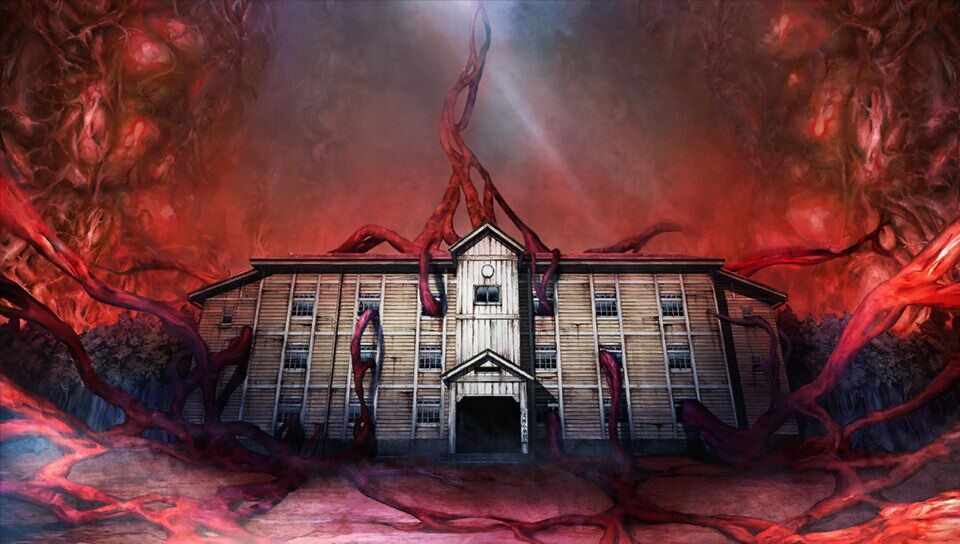 scariest anime buildings Heavenly Host Elementary School from Corpse Party: Tortured Soul