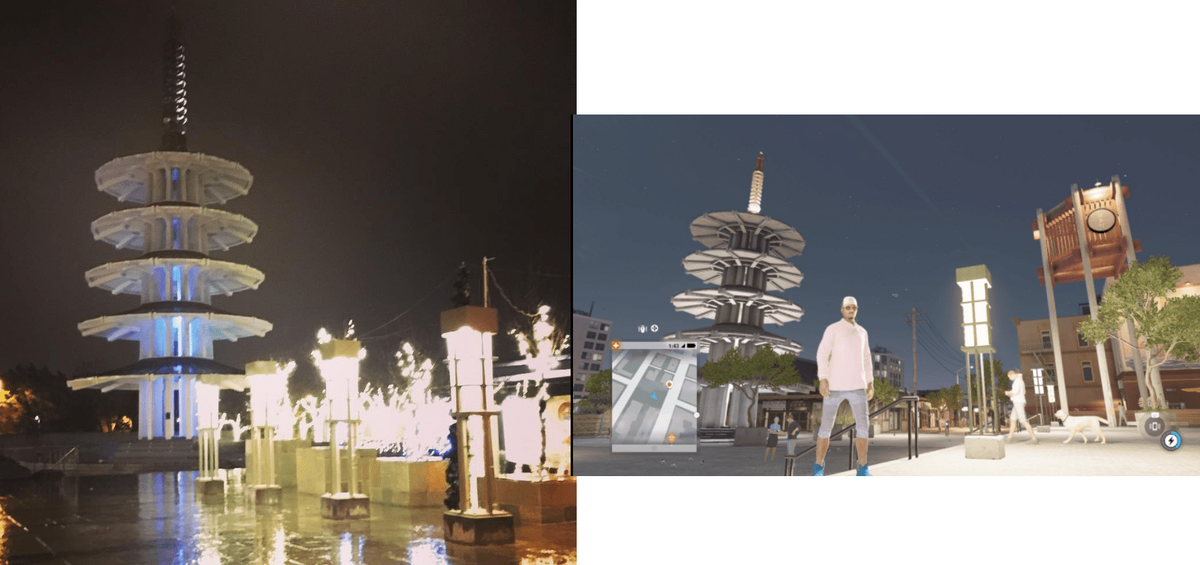 watch-dogs-2-versus-real-life-japantown-peace-plaza