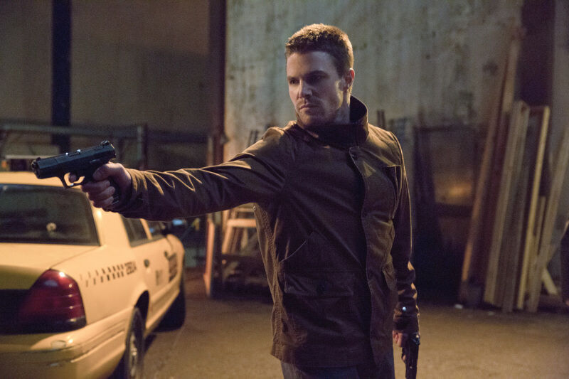 Arrow episode &quot;Suicide Squad&quot; Pictured: Stephen Amell as Oliver Queen Photo: Jack Rowand/The CW 