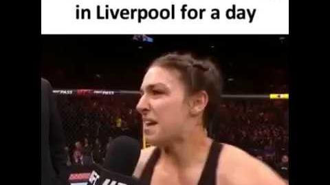 Mackenzie Dern after being in Liverpool for a day
