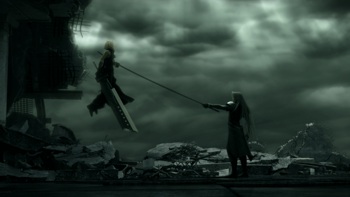 Advent Children Complete Cloud v Sephiroth