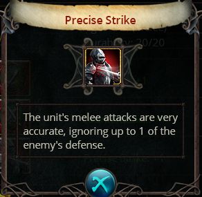 Precise strike