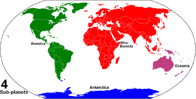 Sub-planets of Earth