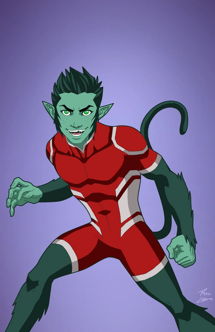 Image Beast Boy (Red Suit).jpg Earth27 Wiki FANDOM powered by Wikia