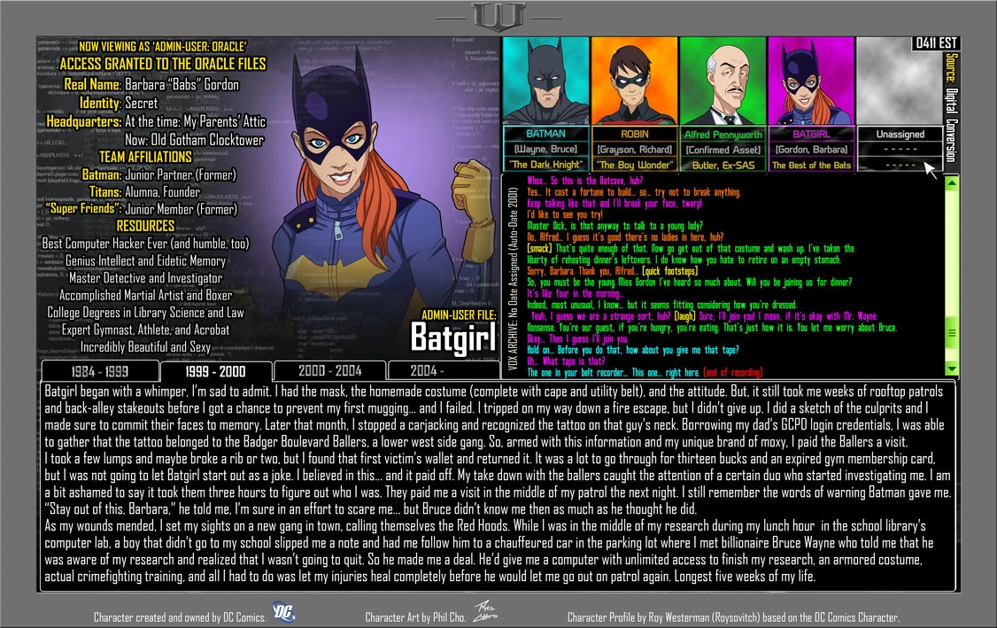 Oracle Files: Barbara Gordon 2 | Earth-27 Wiki | Fandom