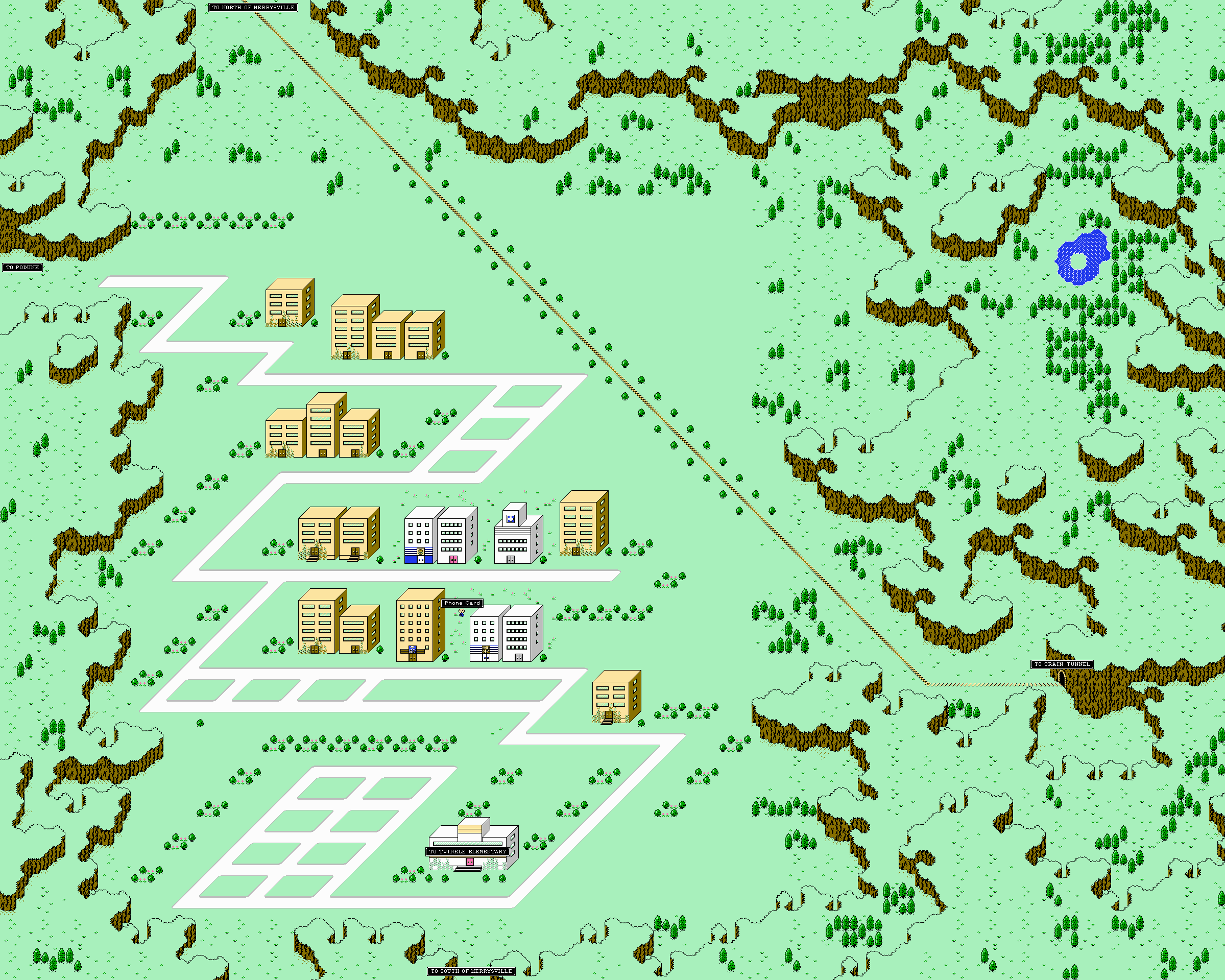 earthbound beginnings map vgdb