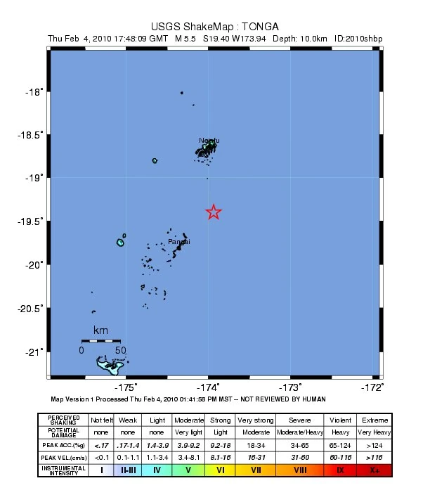 2010 February 5, Tonga Earthquakes Wiki FANDOM powered