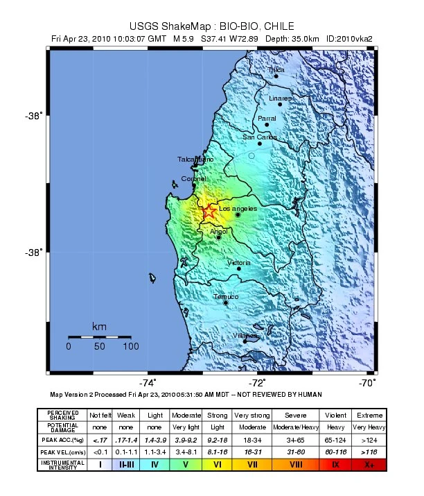 2010 April 23, Chile Earthquakes Wiki FANDOM powered by Wikia