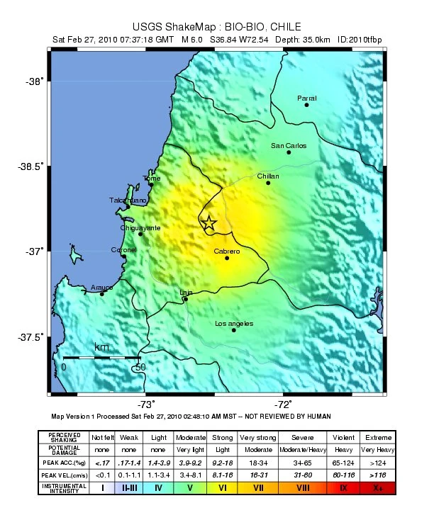 2010 February 27 (0437), Chile Earthquakes Wiki FANDOM powered by