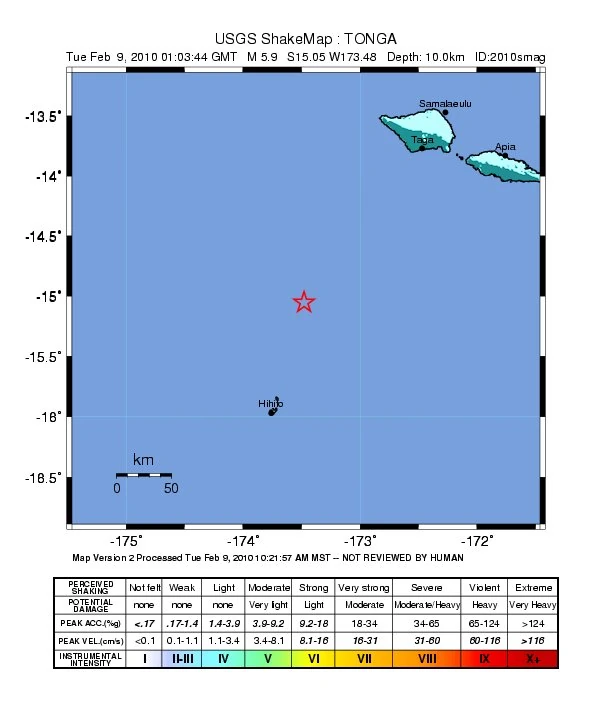 2010 February 9, Tonga Earthquakes Wiki FANDOM powered