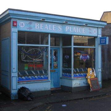 Chip Shop Chips With Battered Fish Krumpli