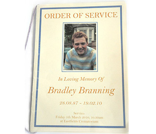 funeral booklet