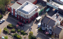 Albert Square Aerial Shot