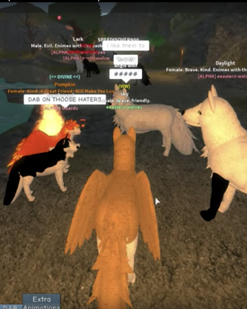 Battle Of The Packs Eastern Wolves And Western Wolves Wiki Fandom - divine wolf roblox