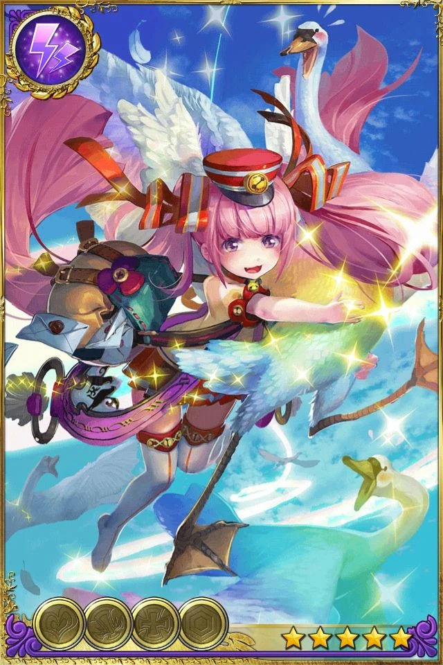 彩虹女神伊里斯以飞快的速度在世界中飞行,完成著属於 她的工作.