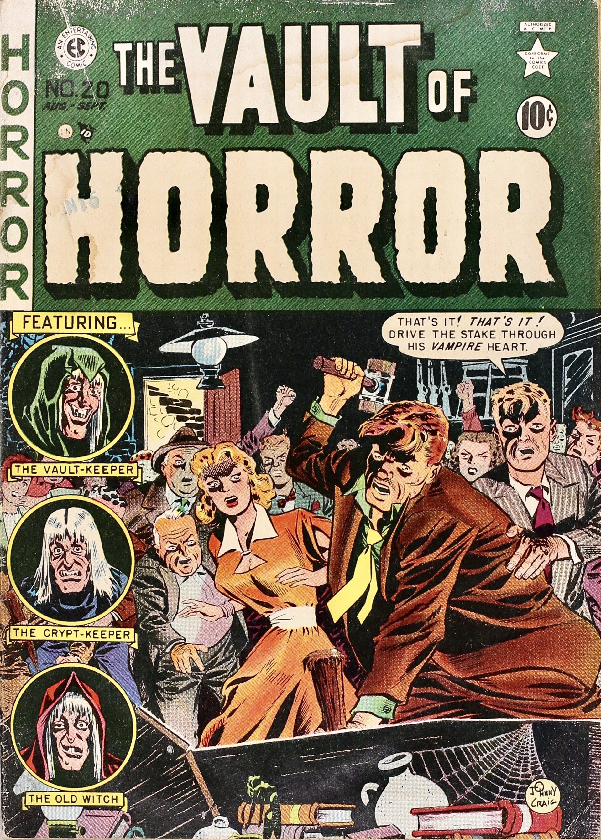 Vault of Horror Vol 1 20 EC Comics Wiki FANDOM powered by Wikia