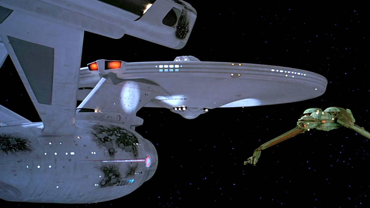 star trek look back search fro spock enterprise klingon
