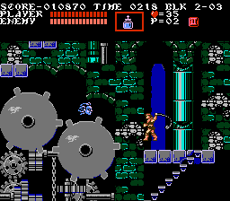 A screenshot of Castlevania III.