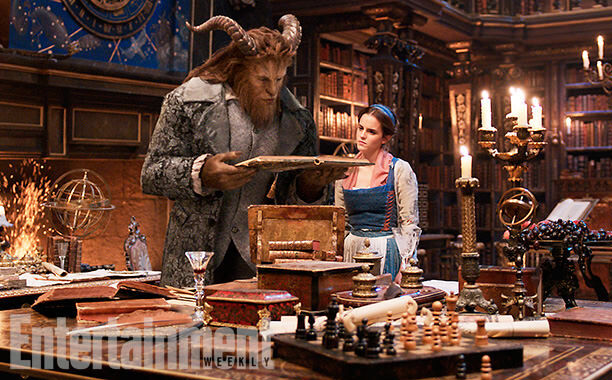 beauty and the beast belle beast library ew