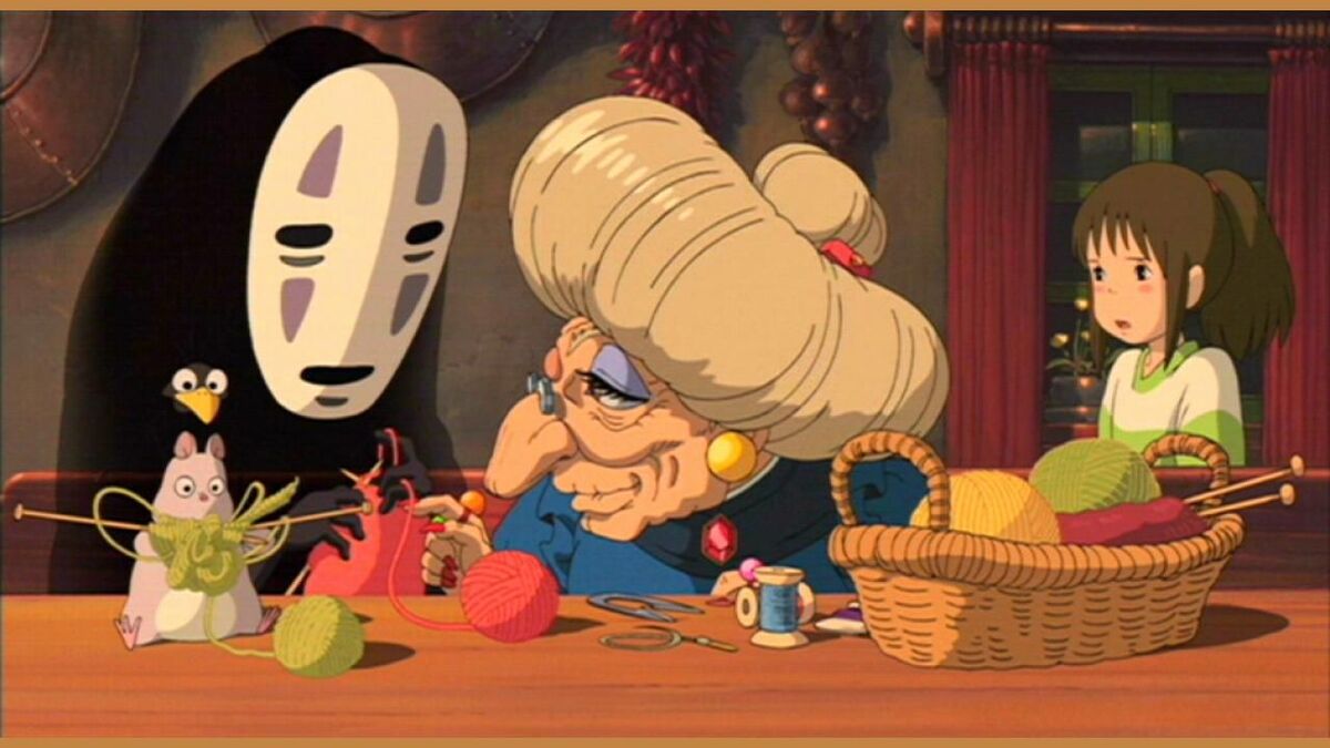 No-Face helping Zeniba in Spirited Away