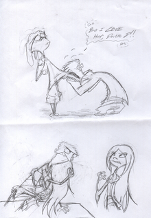 Ed Crying and Random Sketches by DarkenedSparrow