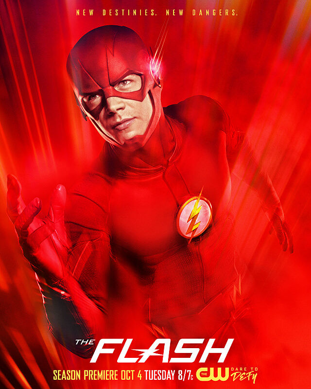 Grant Gustin as The Flash.