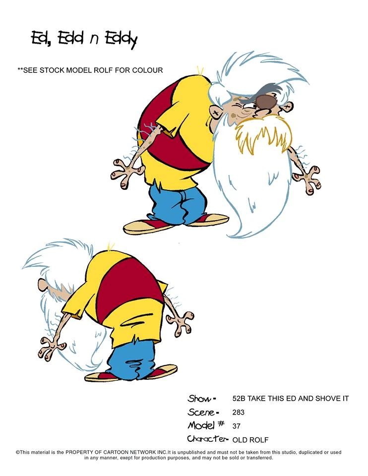 Image - Old Rolf Front and Back.jpg | Ed, Edd n Eddy | FANDOM powered