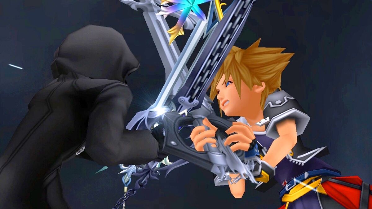 Sora battles Roxas in Kingdom Hearts 2