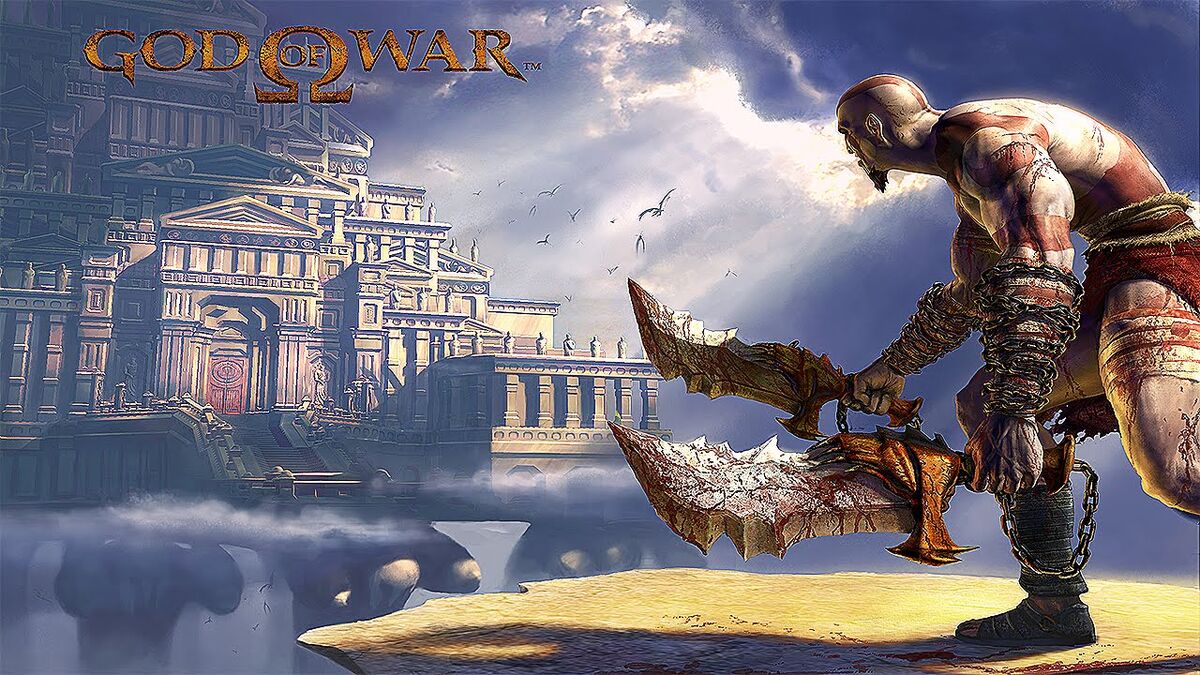The first God of War promotional image