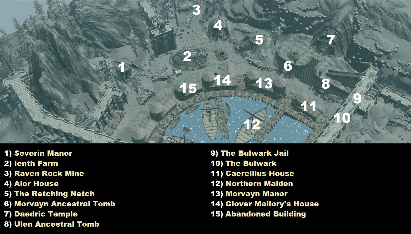 Raven Rock Skyrim Map Location