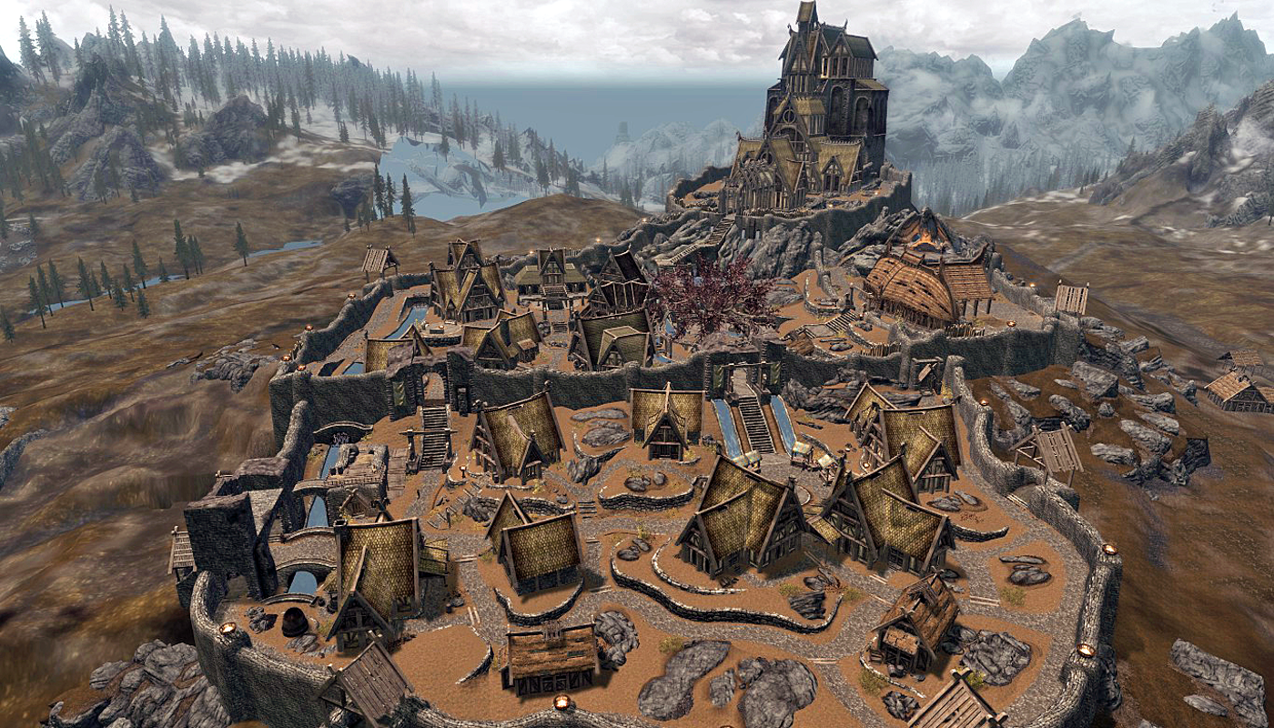 Image - Whiterun Skyrim Skyview 1.png | Elder Scrolls | FANDOM powered