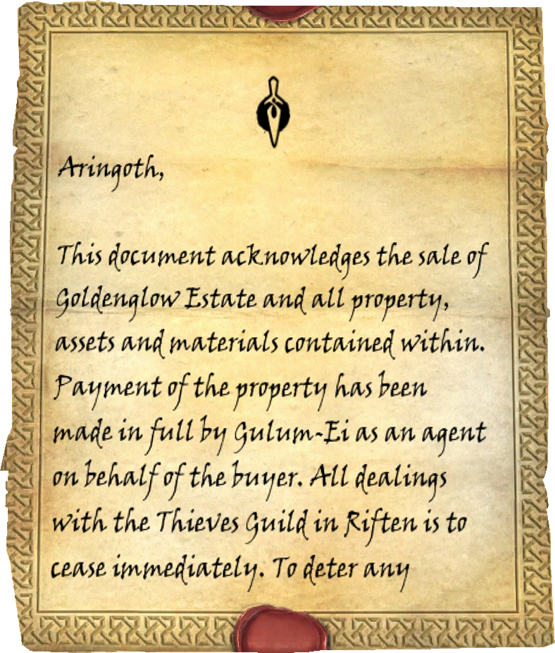 goldenglow bill of sale elder scrolls fandom powered by wikia what is a bill of sale