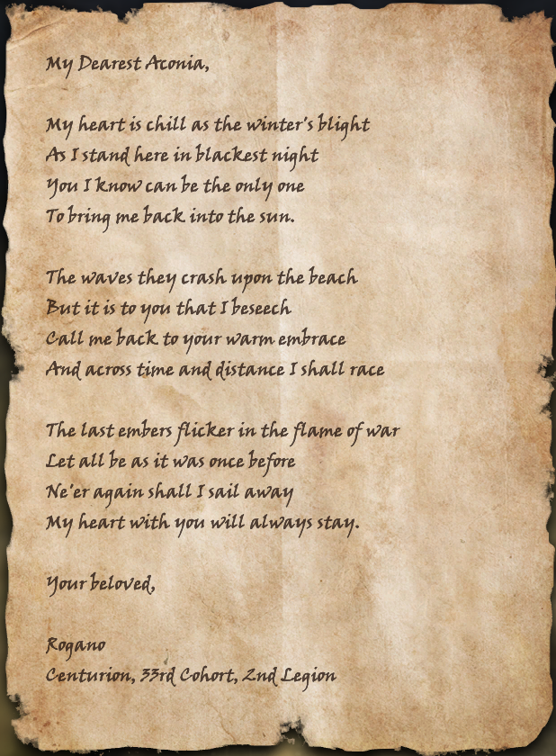 an ancient love letter elder scrolls fandom powered by wikia love letter