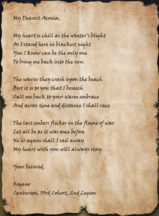 my letter to boyfriend thank you ex a Letter   Ancient FANDOM Elder  powered  Love Scrolls An by