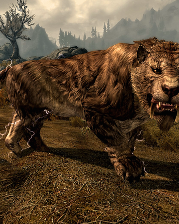 Sabre Cat Skyrim Elder Scrolls Fandom