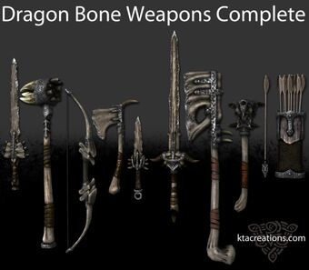 Dragonbone Weapons Skyrim Mod The Elder Scrolls Wiki Fandom