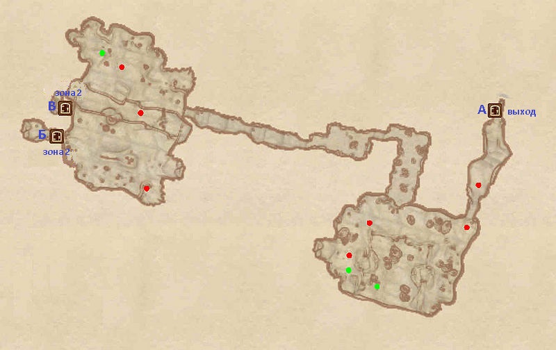 Долина сфер карта пещер