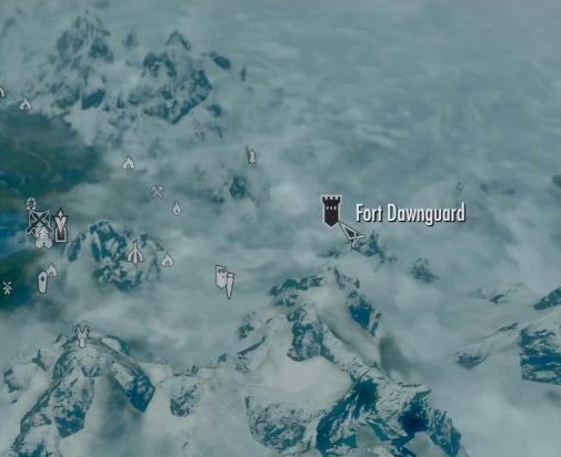 skyrim how to get to dawnguard