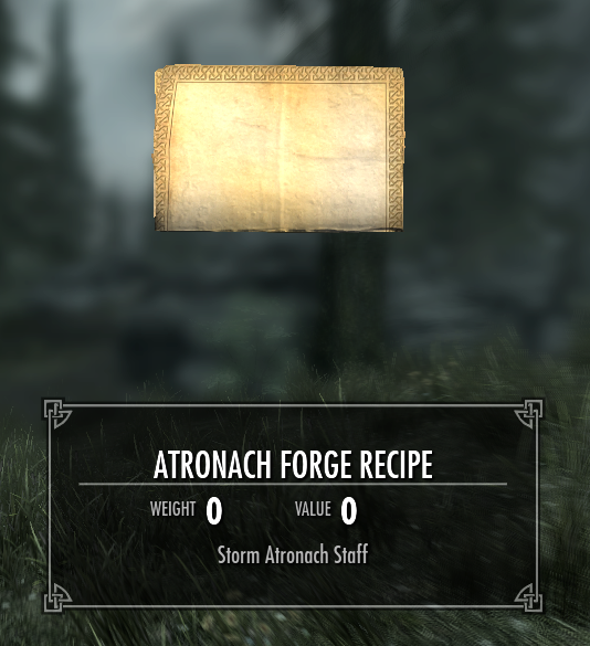 atronach forge recipe elder